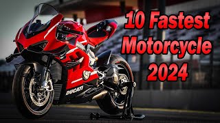 Fastest StreetLegal Motorcycles of 2024 Top 10 Fastest superbikes  SK  ducati superleggera v4 [upl. by Coulombe]