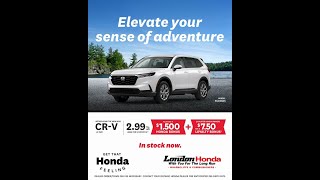 London Honda  2025 Honda CRV  Get That Honda Feeling [upl. by Aigneis]