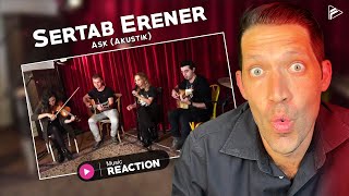 Sertab Erener  Aşk Akustik Reaction [upl. by Annagroeg229]