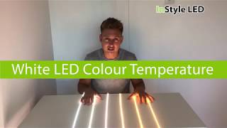 White LED strip colour temperatures explained [upl. by Sheila]