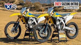 Are the 2023 Suzuki RMZ250 amp RMZ450 Worth It Intro with Kris Keefer [upl. by Annaujat]