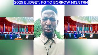 2025 budget FG to borrow N138trn [upl. by Grimbal]