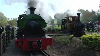 Statfold Barn Railway  Part 2  Steam Traction Vintage  2012  England [upl. by Enyawd]