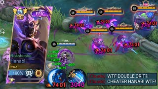 NEW META HANABI BEST BURST CRIT DAMAGE HACK RECOMMENDED BEST DAMAGE BUILD🔥  Mobile Legends [upl. by Inele630]