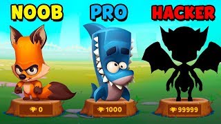 NOOB vs PRO vs HACKER  Zooba [upl. by Retseh932]