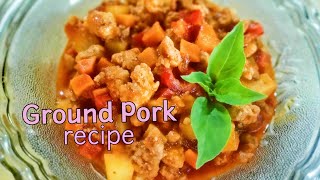 Ground Pork recipe  Pork Giniling [upl. by Giannini]