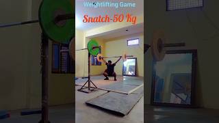 SATCH  50 Kg Weightlifting Olympic  weightlifting snack [upl. by Netsrejk901]