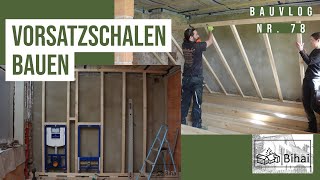 Bauvlog 78  Vorsatzschale aus Holz bauen [upl. by Silado]