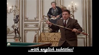 Fantozzi 1975  Billiard game Parte 7 Sub ItaEng [upl. by Ahsimik272]