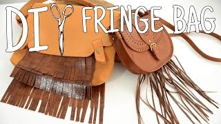 DIWhyNot DIY Fringe Bag [upl. by Atiraj127]