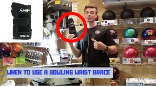 Pro Bowling🎳 Tip  When To Use A Bowling Wrist Brace and WHY [upl. by Ioyal]