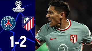 PSG vs Atletico Madrid  Highlights  Champions League 2024  atletico vs psg [upl. by Yellhsa389]