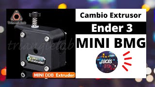 Cambio de extrusor MINI BMG Ender 3 impresión3d ender3 extrusora [upl. by Lua]