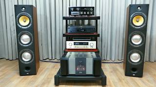 Krell Ksa 100 High End Audiophile Amplifier and Bowers amp Wilkins 604 S3 Test Audio Jazz Trio [upl. by Gerstein]