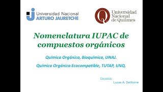 Nomenclatura IUPAC de compuestos orgánicos [upl. by Ludwig]