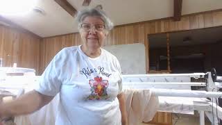 Quick Video of the Pantographs and Long Arm Quilting Machine TheQuiltedChickenFarmhe3yx [upl. by Yelraf]