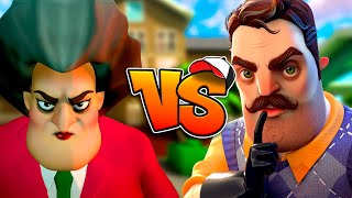 Scary Teacher Vs Hello Neighbor [upl. by Noyk12]