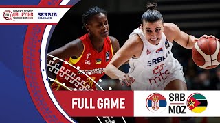 Serbia v Mozambique  Full Game  FIBA Womens Olympic Qualifying Tournament 2020 [upl. by Artie]