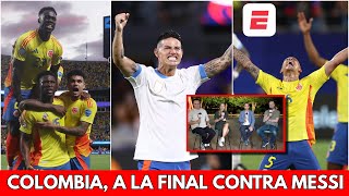 COLOMBIA A LA FINAL de la COPA AMÉRICA tras eliminar a URUGUAY Va contra ARGENTINA  Exclusivos [upl. by Nolahs]