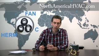 How to Wire a 3 Wire AC Condenser Fan Motor [upl. by Arramahs719]