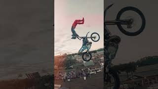 Gravity took the day off 🤯 drone motocross sendit [upl. by Elnar]