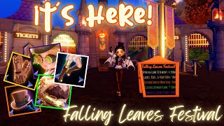 Royale High Royalloween Update  Dont Miss The Falling Leaves Festival amp All Toggles Steampunk Set [upl. by Ativoj884]