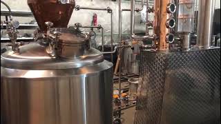 Alcohol Distiller 300L 500L alcohol distiller whiskyrumspiritsethanol distillery machine [upl. by Nuyh]