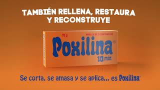 Poxilina Se corta se amasa y se aplica [upl. by Aneehsak]