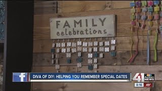 Diva of DIY helping you remember special dates [upl. by Menashem]