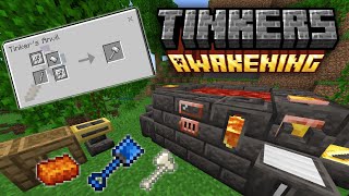 Tinkers Awakening Minecraft PE MCPE Bedrock Edition Addon [upl. by Clemmy]