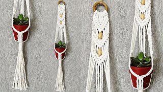 DIY PORTAMACETAS de MACRAME paso a paso PRINCIPIANTES  DIY Macrame Plant Hanger for Beginners [upl. by Nylirak933]