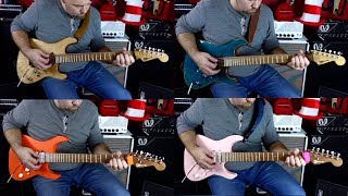 Charvel DK24 2PT Side by Side with Guthrie Govan Models [upl. by Inirt]