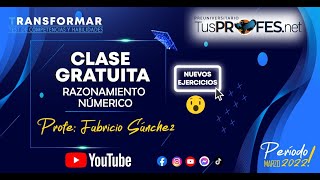 Examen TRANSFORMAR 2022  Razonamiento Numérico 2 [upl. by Yltsew609]