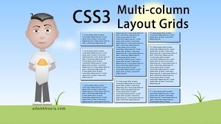 CSS3 Multi Column Layout Grid Tutorial [upl. by Harret308]