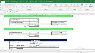 APRENDE A CALCULAR DE MANERA FÁCIL EL ESTADO DE RESULTADO POR COSTEO ABSORBENTE Y COSTEO DIRECTO [upl. by Idoj]