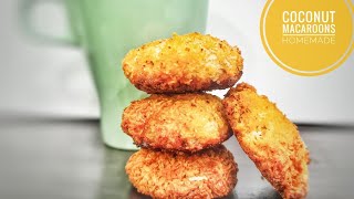 Coconut Macaroons  Stove top Coconut Macaroons  No Oven  Kids recipeEasy to make without Oven [upl. by Enymzaj]