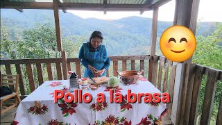 ✅️Como preparar pollo ala brasa y una ensalada deliciosa 😋 😋😋 [upl. by Amias139]