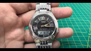 Chỉnh Giờ Đồng Hồ Casio LCWM200 [upl. by Bergerac]