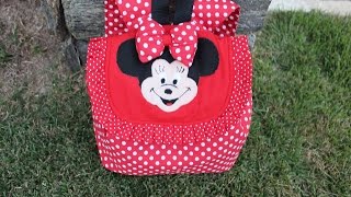 Mochila para Iniciantes Tema da Minnie [upl. by Ahtikal]