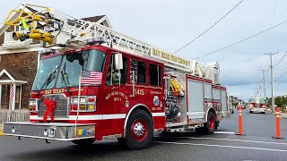 FireC02 Alarm Activation Mantoloking NJ Stations 35 amp 14 123120 [upl. by Annalee]