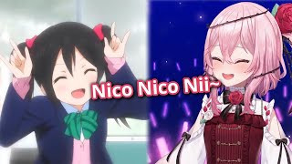 Rosemi does the Nico Nico Nii 【NIJISANJI EN  Rosemi Lovelock】 [upl. by Romito15]