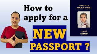 Latest detailed Process Minor Passport How to apply for new Indian passport [upl. by Elrebmik]