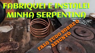 COMO INSTALAR UMA SERPENTINA PASSO A PASSO [upl. by Adnarahs495]