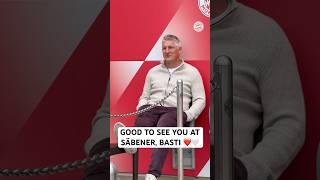 A special guest at Säbener 🥰 FCBayern MiaSanMia [upl. by Gnirol]