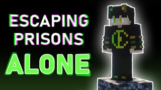 Escaping Minecraft Prisons Alone As Prisoner Ivory Parody [upl. by Ydoow]