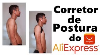 CORRETOR DE POSTURAL DO AliExpress VALE A PENA FUNCIONA [upl. by Thacker]