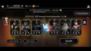 The Art of War Klassic Gold Team Takes on MK Mobiles Tower 100 Boss Action Movie fatal Tower [upl. by Arabelle]