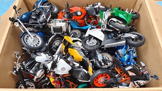 Reviewing Best Collection Various Models and Brands Diecast Motorcycles 112 Scale from the Box [upl. by Leicam]