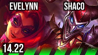 EVELYNN vs SHACO JGL  NA Master  1422 [upl. by Perot]