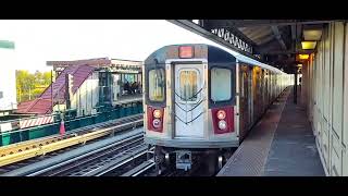 IRT White Plains Road Line R142 2 5 Trains Rush Hour West Farm Square Station Railfanning [upl. by Assirrak]